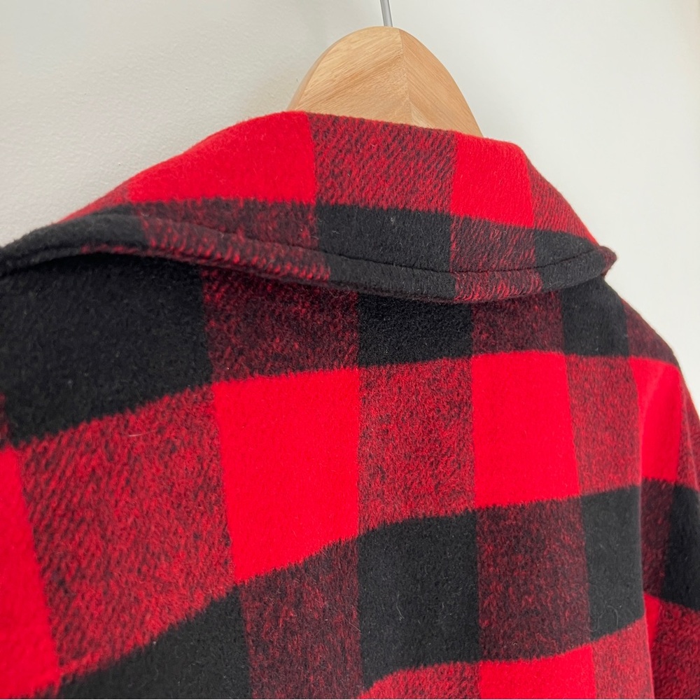 LA MIEL Red and Black Checkered Utility Jacket - Picture 7 of 10